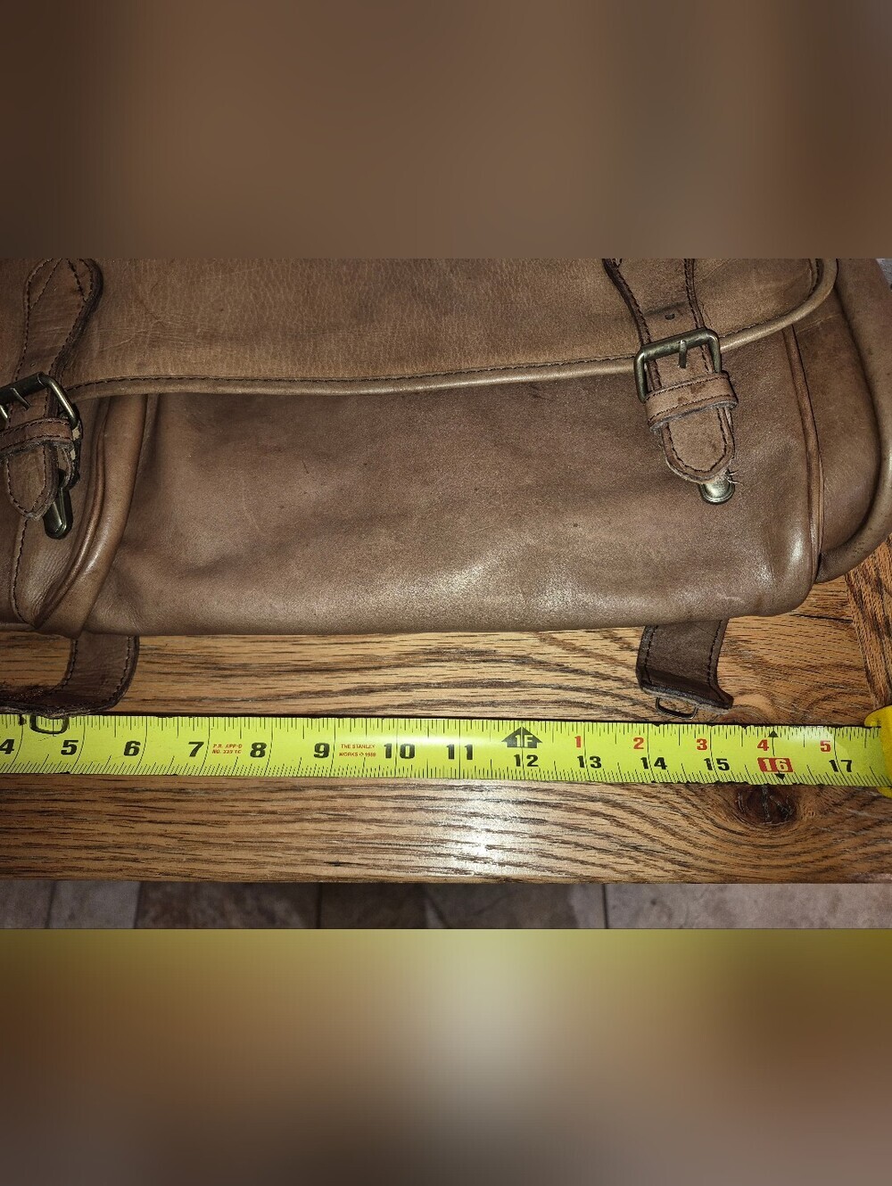 Heritage Leather Briefcase-Computer Bag/Portfolio 16”x12” Vintage Brown - Picture 13 of 14